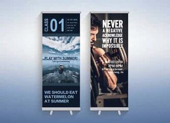 Pull up banner